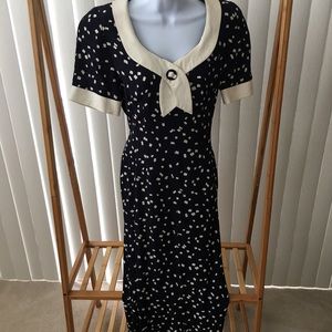Vintage long column dress